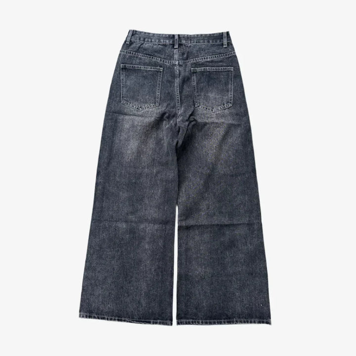 BLACK WASHED JEANS